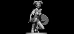 Barbarian 3D print model