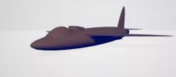 Basic Fictional Jet Aircraft 3D print model