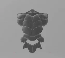 Batman Arkham Knight Abdominal armor 3D print model