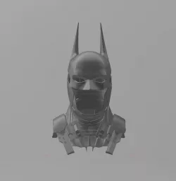 Batman Arkham Knight Cowl Neck part 3D print model