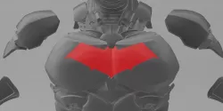 Batman Arkham Knight Red Hood Logo Chest armor  3D print model