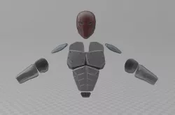 Batman Red Hood IJ2 Armor INJUSTICE 2 3D print model