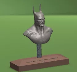 BATMAN STANDING HEAD  3D print model