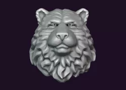 Bear Head 3D print model