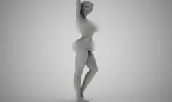 Beautiful Woman Standing 3D print model