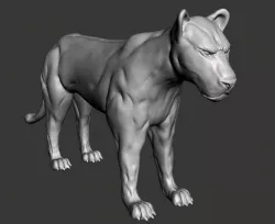 Big Cat 3D print model
