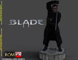 Blade Vampire Hunter - 3D Printable Figure 3D print model