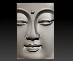 buddha face 3D print model