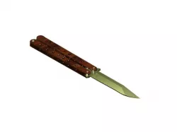Butterfly knife 3D print model