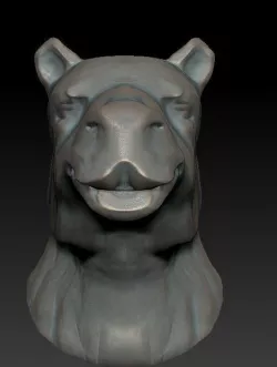 camel 3D print model
