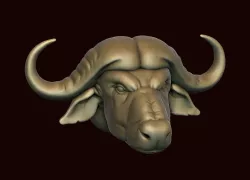 Cape Buffalo 3D print model