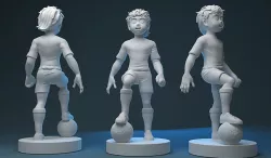 Captain Tsubasa 3D Printable 3D print model