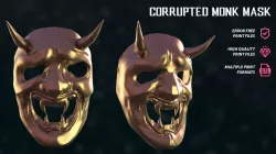 Corrupted Monk Mask Sekiro Fan Art 3D print model