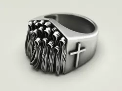 Creepy Ghost Ring 3D print model