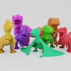 Cute Carnivores 3D print model