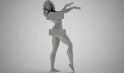 Dancer 3D print model