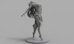 Dancing Woman 3D print model