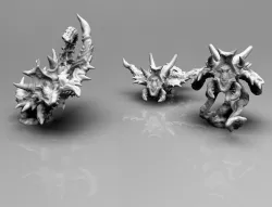 Demonic Screamers bundle 3D print model