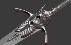 DMC5 Devil May Cry 5 Dante Rebellion sword 3D print model