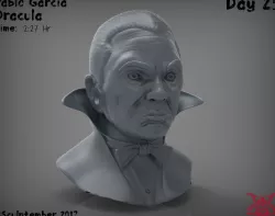 Dracula Bust 3D print model