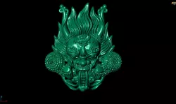 Dragon Devil pendant 3D print model