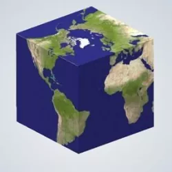 Earth Cube 3D print model