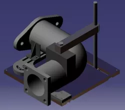 Elbow Pipe Fixture 3D print model