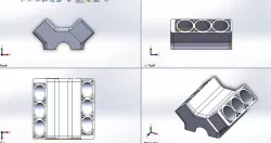 engine block 3D print model
