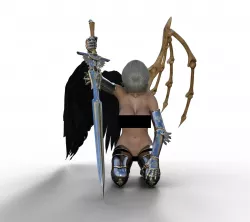 Falling Angel 3D print model