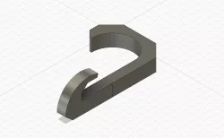 Filament Hook 3D print model