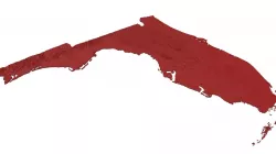 Florida Relief Map 3D print model