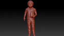 full body baby boy realistic 3D model 3D print model