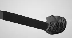 Girl Sculpture for Guitar 3D print model