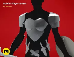 Goblin Slayer Armor and Weapons 3D print model