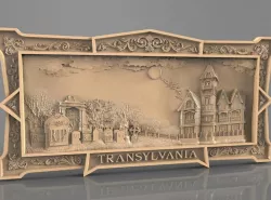 grave in frame 3D models for artcam and aspire 3D print model