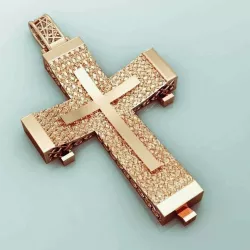 greek pendant   cross 2 curch jesus christian Greece  Grecia 3D print model