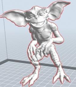 Gremlin Figurine 3D model 3D printable