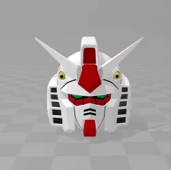 GUNDAM RX-78-2 Helmet COSPLAY 3D print model