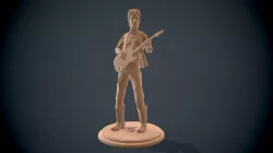 Gustavo Cerati 3d Print Model HD 3D print model