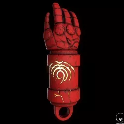 hellboys Right Hand Of Doom prop for keychain 3D print model