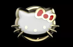 hello kitty earrings 3D print model