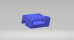 HO SLOT CAR PITBOX 3D print model