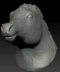 horse 3D print model