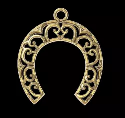 horseshoe pendant 3D print model