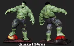 hulk stl marvel comics 3dstatue bodibilding 3D print model