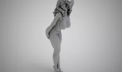 Hypnotic Woman 3D print model