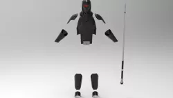 Imperial Shadow Guard whit weapon for 3D printing 3D print model