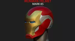 IRONMAN HELMET - MARK 85 version - from Infinity war - End game 3D print model