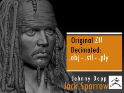 Jack Sparrow 3D print model