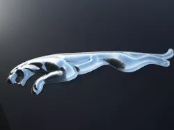 Jaguar panther logo 3D print model 3D print model